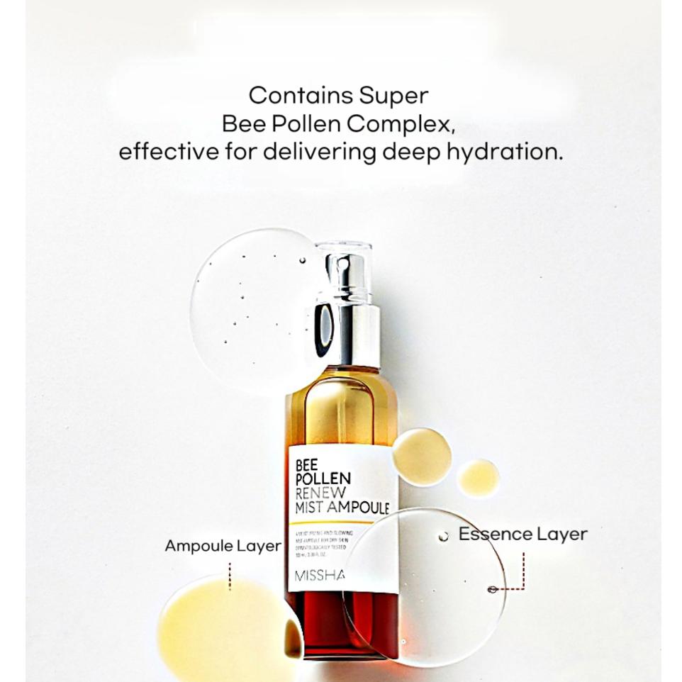 MISSHA Пчелиная пыльца Renew Mist, ампула 100 мл