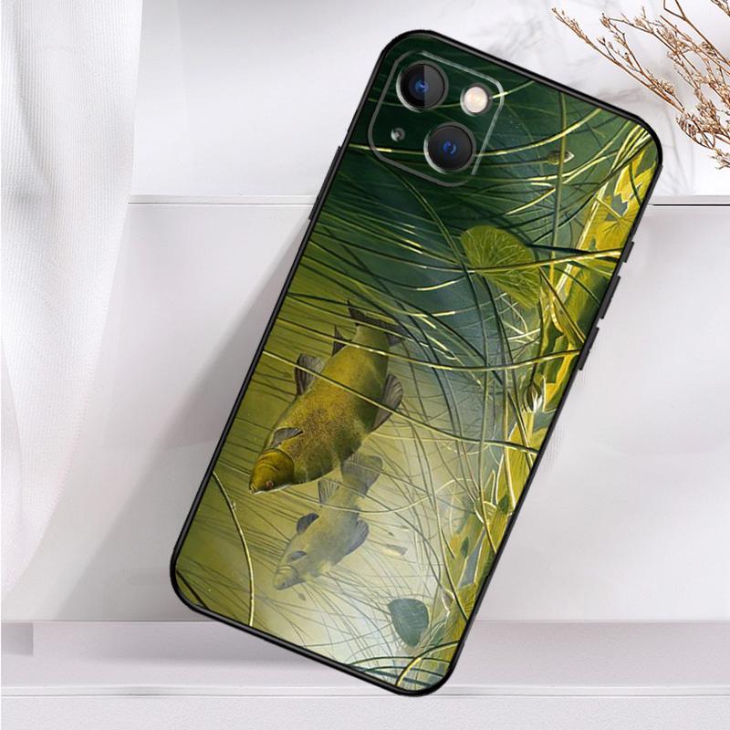 Чехол CARP FISH FISHING для iPhone 14 16 15 Pro Max 11 12 13 Mini 7 8 Plus X XR XS MAX, мягкий, противоударный чехол