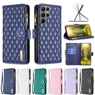 Роскошный кожаный чехол-кобура Diamond-Type Classic для Nokia G42/G310/G22/G11/G21 с застежкой-молнией и чехлом для карт