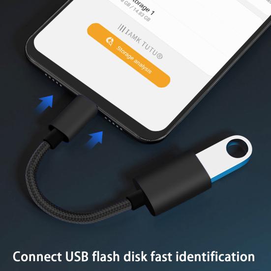 Адаптер USB C к USB Тип C OTG Кабель USB C «папа» к USB 2.0 «мама» Кабель-адаптер для офиса