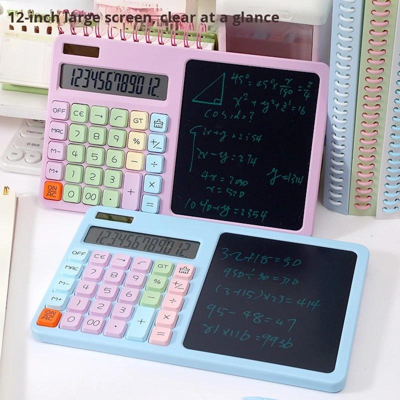 High-Looking Plastic Multi-Functional Handwriting Calculator Tablet Dual-Power Supply Portable Device Model CYP-2208 Private