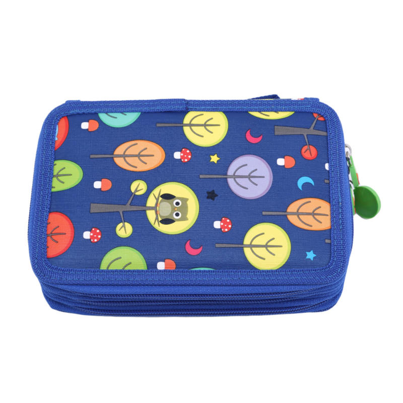 Многосекционный красочный студенческий пенал-бокс для карандашей и маркеров большой вместимости, для эскизов и рисования, для кистей, канцелярский