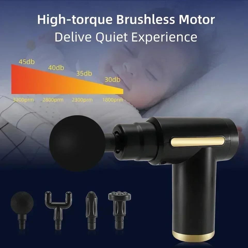 Мини фасциальный пистолет массажер для расслабления мышц ручной инструмент для декомпрессии мини похудение талии и ног фитнес-оборудование