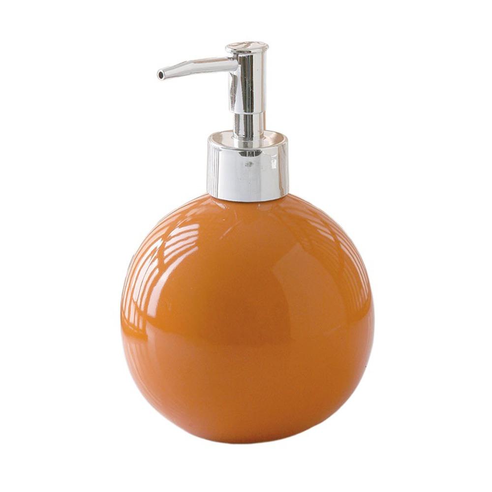 Press Type Ceramic Hand Soap Bottle Refillable Bath Lotion Pump Jar Liquid Soap Container Home