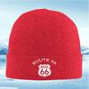 Route  sign iconic road Unisex Women Unisex Knitted Hat Beanie Pullover Cap Winter Thermal Warm Christmas Outdoor Cycling Hiking