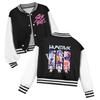 Children's Fashion Casual Long Sleeve Hooded Witch  Group Printed Jacket