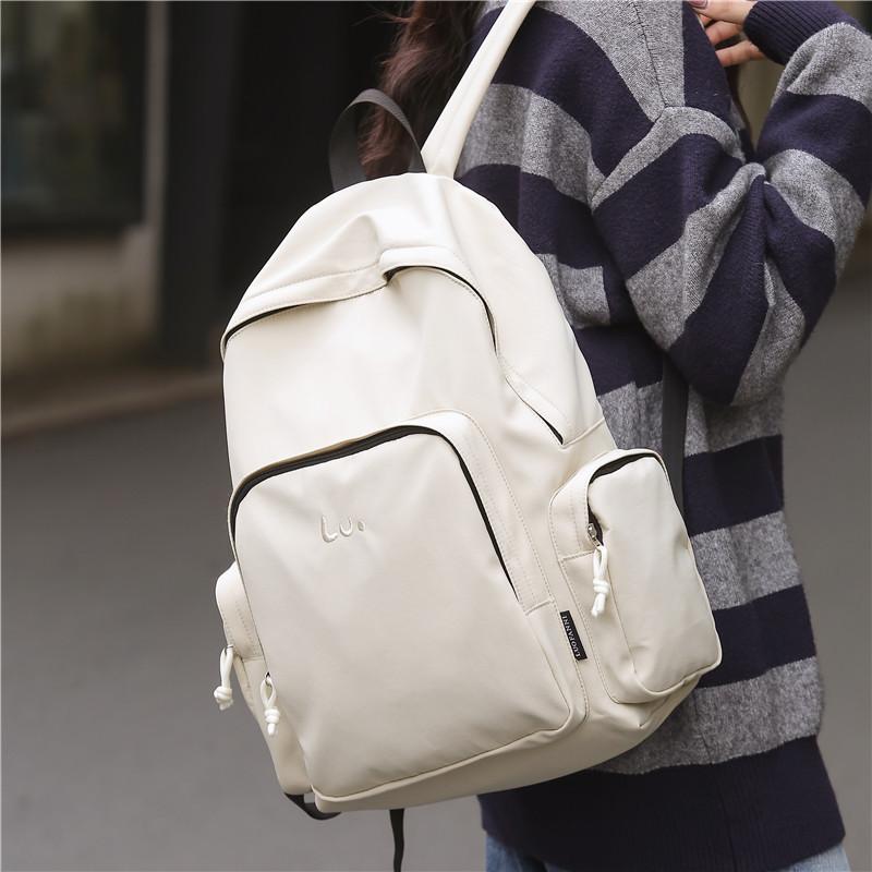 Сплошной цвет школьной сумки студентки рюкзак путешествия рюкзак