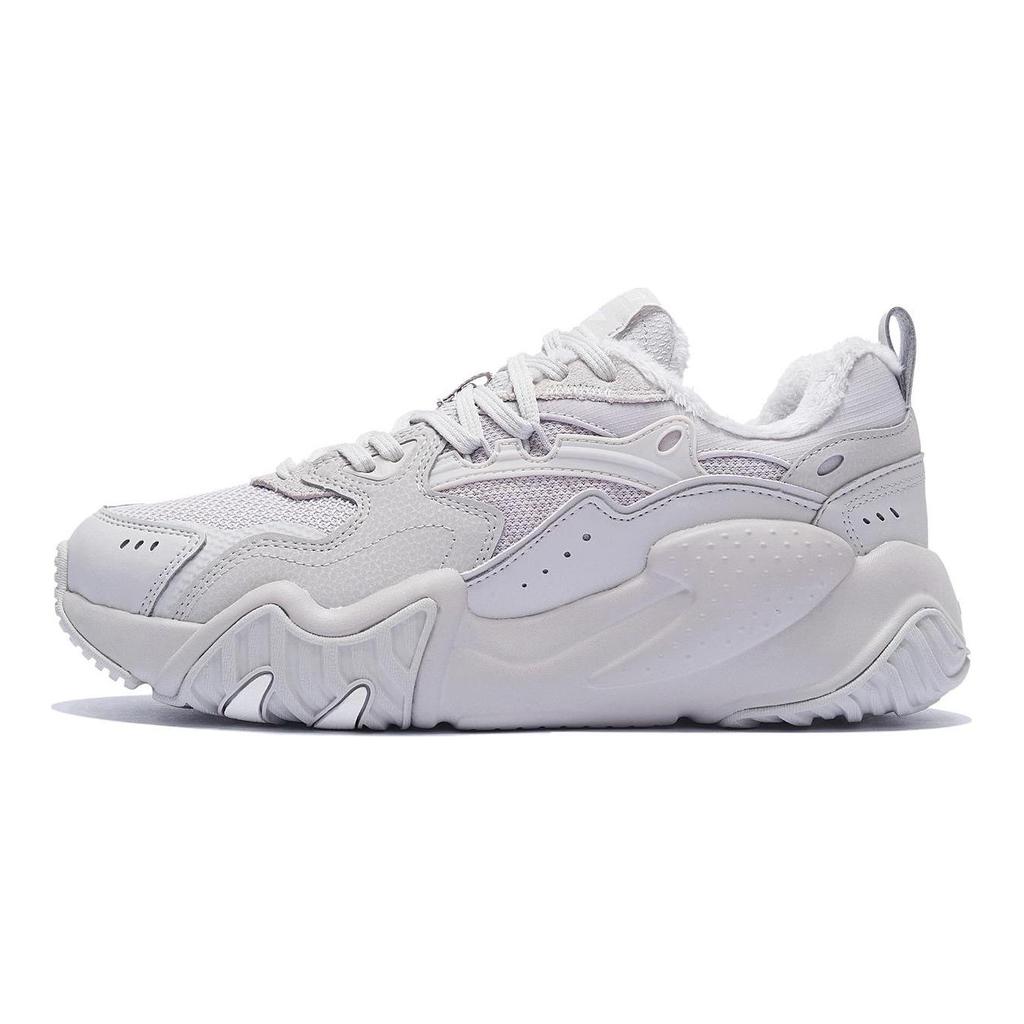 Li Ning Cat Paw Lite Зимний Текстиль, Синтетическая Кожа На флисовой подкладке Нескользящая, Износостойкая, Термо Низкие AGCS347-2