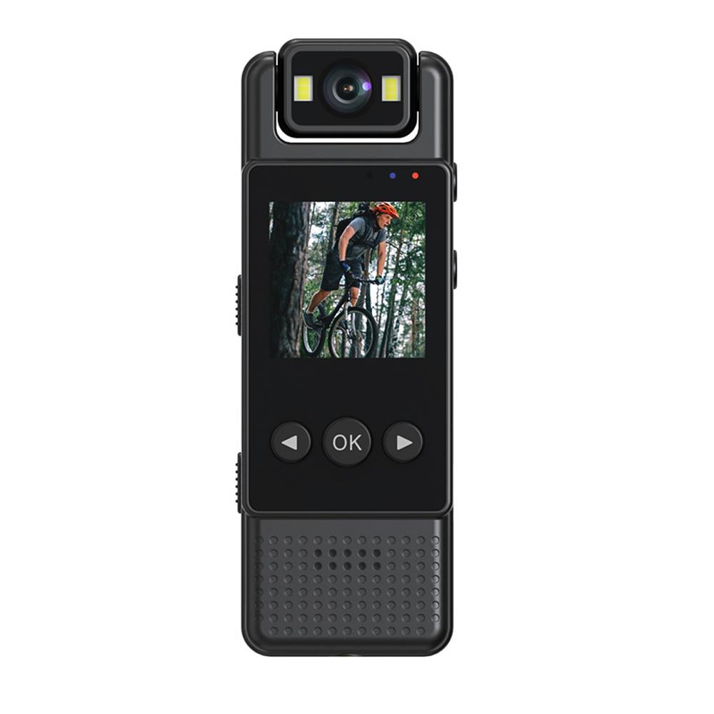 1080P WiFi Body Camera with Audio and Video Recording Wearable Body Cam Mini Clip-on Camera