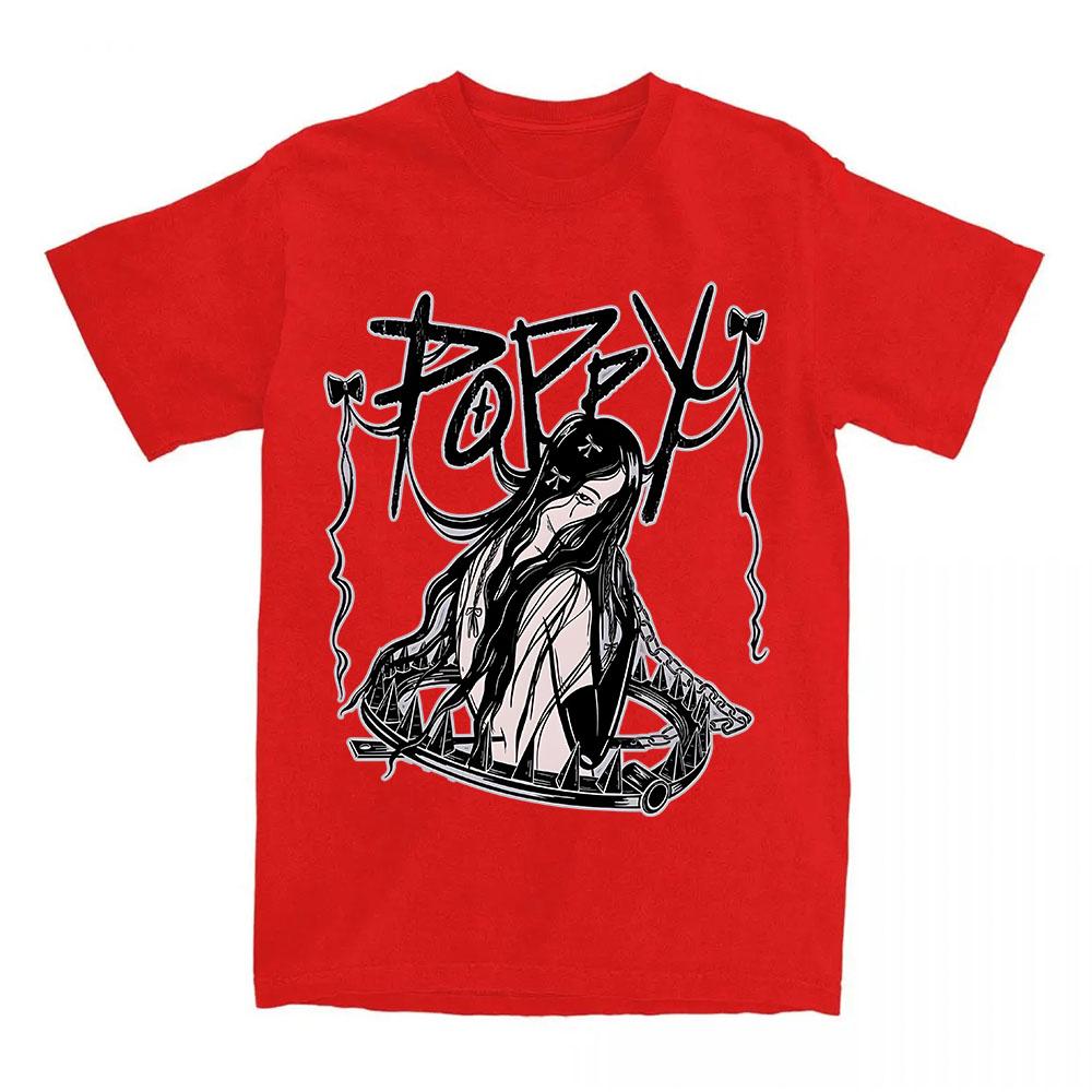 Poppy Zinc Bear Trap Tee Summer Cotton O-neck Short Sleeve T-shirt Casual Fashion Women/Men Tshirts Graphic Clothes
