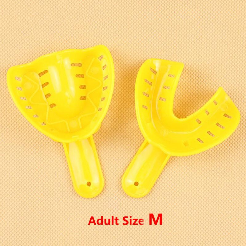 Стоматологические лотки для слепков, набор держателей для зубов, стоматологические лабораторные инструменты, взрослые/дети, разные цвета