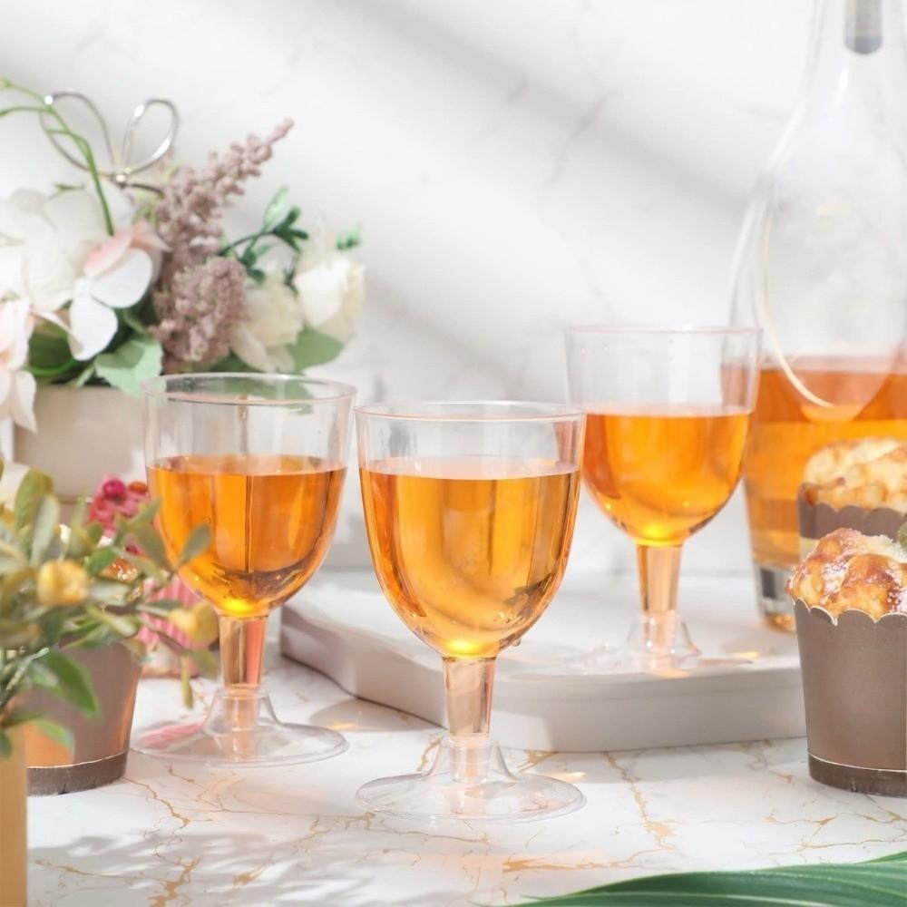 25 шт. Небьющиеся одноразовые бокалы для вина 6 унций бокал для шампанского пластиковые бокалы для маргариты банкет