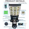 WiFi/4G Solar Camera Street Light, 3 Light Modes, Motion Detection Sensor, Remote Control, Three-Lens IP Camera