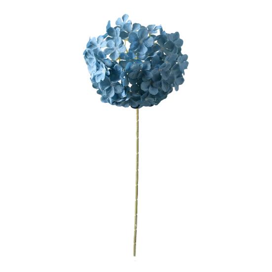 Real Touch Faux Hydrangea Flower 27" Large Fake Silk Hydrangea with Long Stem for Vase Wedding Party Centerpiece Home Table Decor