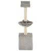VidaXL Cat Tree with Sisal Scratching Posts 105 Cm Grey