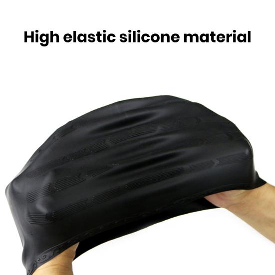 Шапочка для плавания, защита ушей, шапочка для плавания, эргономичный дизайн, высокая эластичность, приятная для кожи, полная защита, шапочка для плавания с длинными волосами