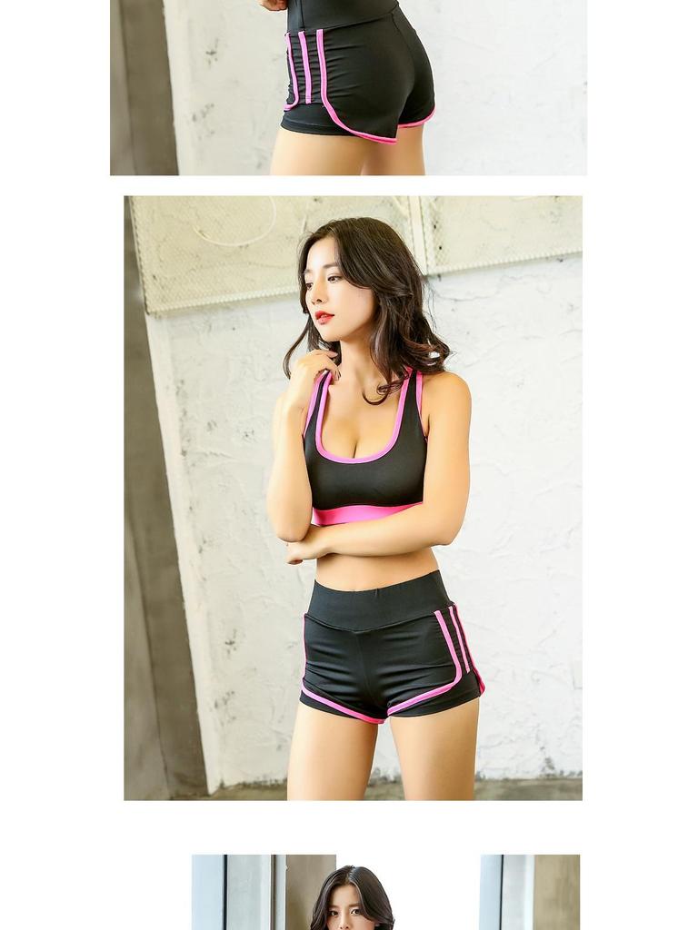 Женские облегающие быстросохнущие шорты для йоги — имитация двухкомпонентного дизайна для бега и фитнеса