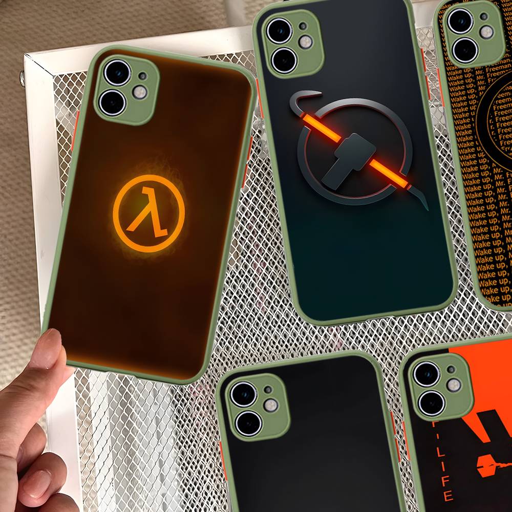 Чехол для телефона Half Life Для IPhone 16 15 14 13 12 11 Pro Max 7 8 6 6s Plus Матовый чехол