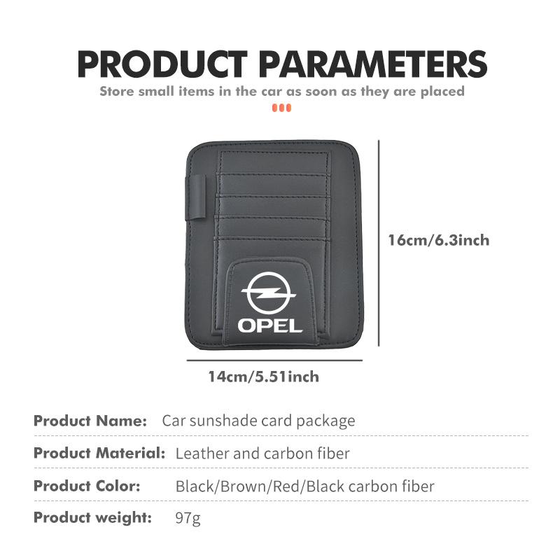 Автомобильный солнцезащитный козырек Держатель для солнцезащитных очков, кредитной карты, ручки Для Opel Astra G H J K F Corsa D Zafira B Insignia Mokka Regal
