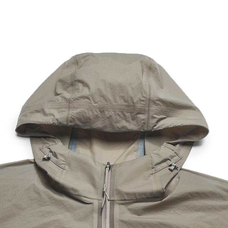 Men's Jacket FILA Golf Jacket Men's Light Stone Gray