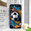 Креативный чехол для телефона с принтом «Молния Футбол» для Samsung Galaxy A56 A14 A55 A16 A54 A36 A53 A52 A51 A50 5G, матовый мягкий чехол