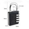 Custom Logo 4-Digit Code Safety Locker Lock Zinc Alloy Candado Combination Padlock Password for Gym Luggage Secure Padlock