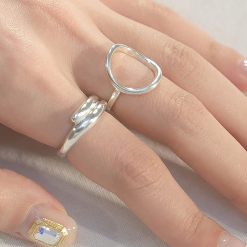 HARANG HR 11R_Round Silver Ring