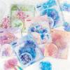 2 Packs Colorful Series Decorative Sticker Watercolor Foil Stamping Collage Scrapbooking Label Diy Diary Journal Planner