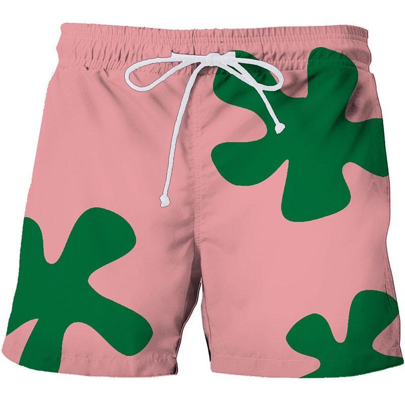 Patrick Squarepants Spongebob Star Shorts Beach Pants Ventilation Children Man