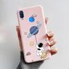 Cute Rabbit Photograph Phone Case  For Honor 10 Lite Liquid Silicone Cover Shell For Huawei P smart 2019 Graffiti Bumper