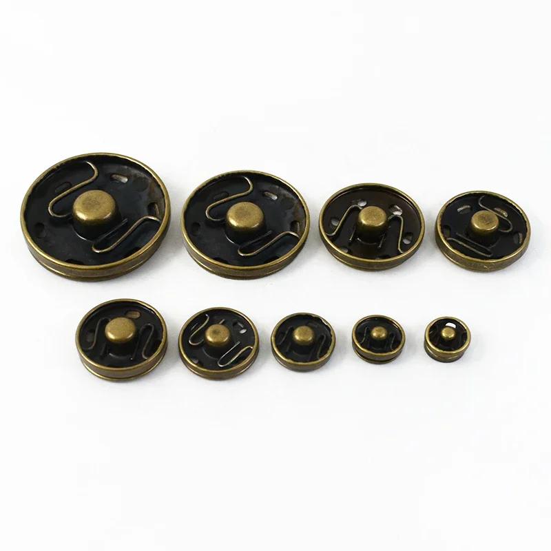 50 наборов Meetee 8-30 мм Металлические кнопки-защелки для кожи, кнопки-кнопки, кнопки-заклепки для одежды, обуви, Невидимая застежка, Аксессуары для одежды
