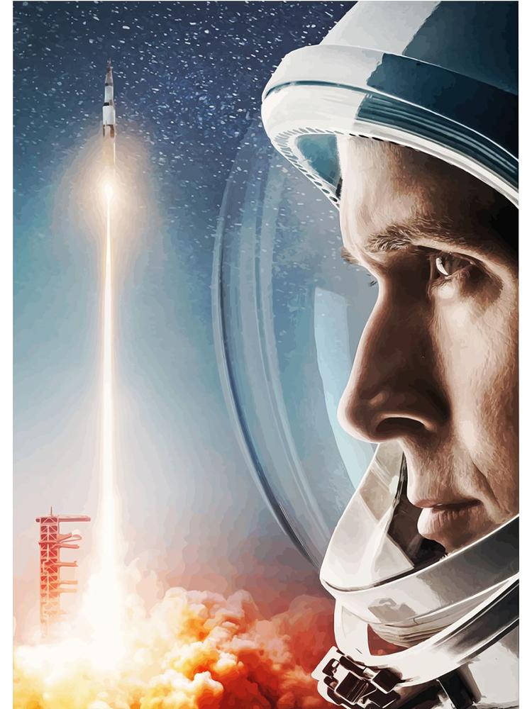 Классический научно-фантастический фильм «Интерстеллар» постер с печатью на холсте, персонажи фильма, винтажная настенная картина для гостиной, украшение дома