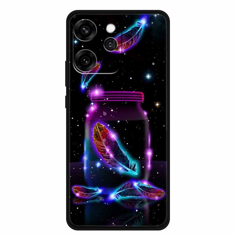 Чехол для телефона Oppo Reno15, мягкий силиконовый ТПУ, чехол в технологичном стиле для Oppo Reno 15, защитная крышка в форме цветка и сердца PLW110 Coque