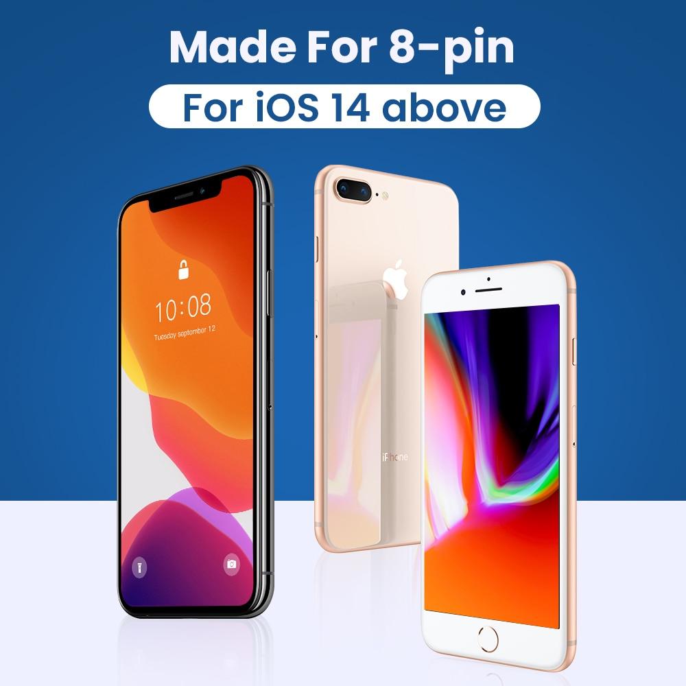 Для iPhone 3,5 мм AUX кабель-адаптер для iPhone 13 12 Pro адаптер разъем для наушников мини-аудио разветвитель для iOS 14 выше адаптера