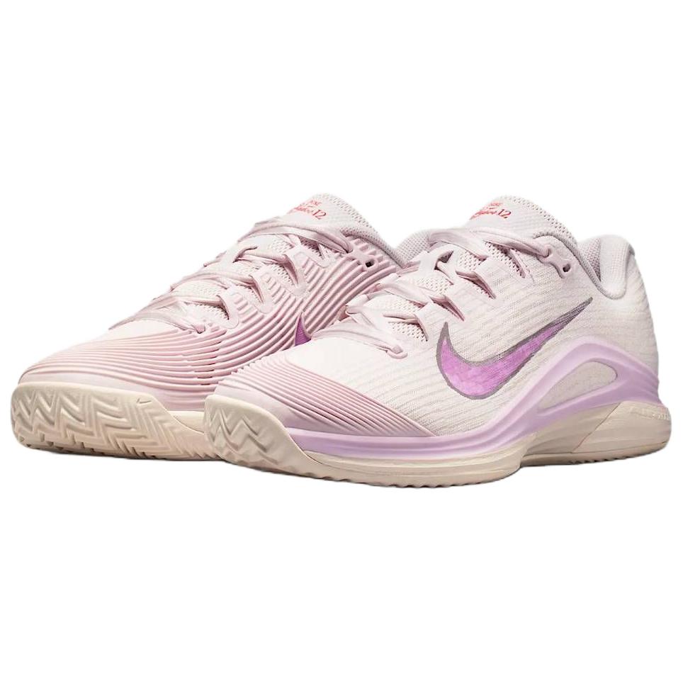 Nike Кроссовки для тенниса Vapor 12 Support Rebound Низкие Женские Бежево-Фиолетовые IH1705-601
