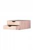Wooden box with compartments Drawer Toolbox Crayon sorter