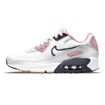 Детские кроссовки Air Max 90 Leather SE GS White Pink Glaze DB0472-100