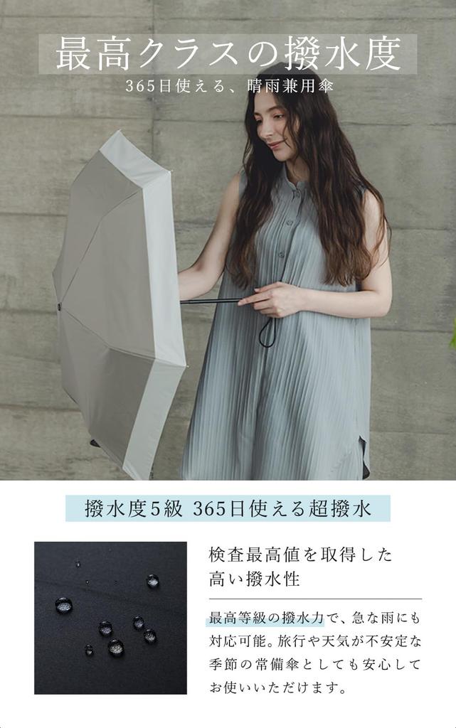 Totti Солнце и Дождь Полная УФ-защита 55 см Дождливый Супер Вода Темно-синий [матовый ++] 3. Темно-синий, Зонт, Складной, Защищающий от солнца, 100% защита, UPF50+, Женский, Спицы,