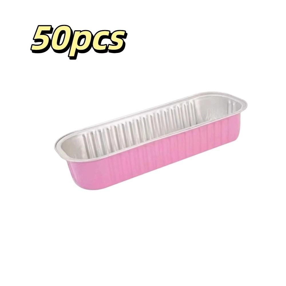 200ML Capacity Foil Container Rectangular Shape Aluminum Foil Box Takeaway Box  Food Takeaway