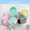 Trendy Children's Backpack For Spring With Cute Design In Black Green Pink And Blue