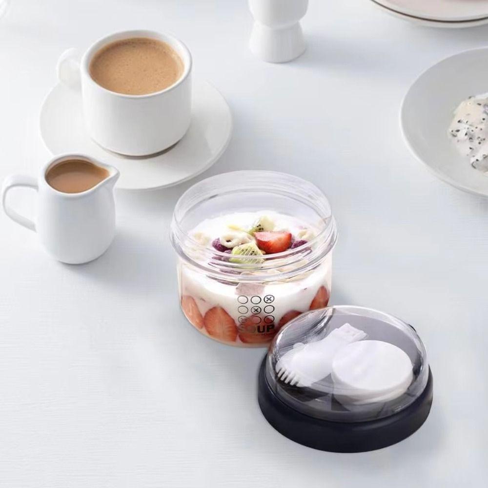 Food Storage Salad Containers Portable Overnight Oatmeal Cup Reusable Yogurt Cups  Student
