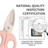 Baby Food Scissors Stainless Steel Baby Feeding Scissors BPA Free Safety Kitchen Scissors for Toddler Food Cutting Easy Clean5