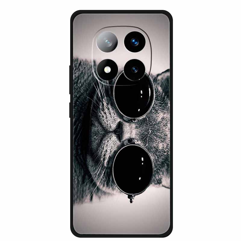 Чехол для Redmi Note 14 Pro+ Животные Мягкий силиконовый ТПУ Чехлы для телефона Задняя крышка Для Redmi Note 14 Pro Plus 5G Волк Ударопрочный Capa