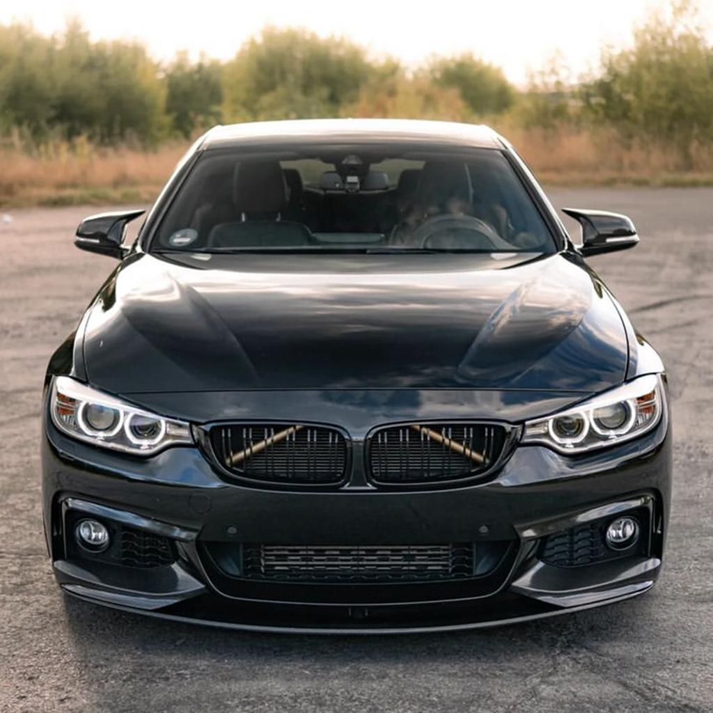 For BMW 4 Series F32 F33 F36 M-Tech 2014-2020 Car Front Bumper Splitter Lip Front Blade Body kits Side Splitter Trim Accessories