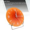 12 inch Sunset Wall Clock with Bracket Battery Operated Gradient Glass Silent Clocks for Home (No Battery)