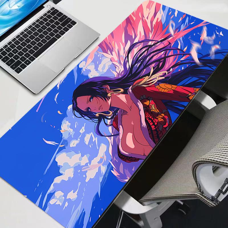 New Mouse Pads Big One Piece Boa Hancock Gamer Keyboard Desk Mouse Mat Carpet Rubber Tapis Souris Gaming Notbook Mousepad