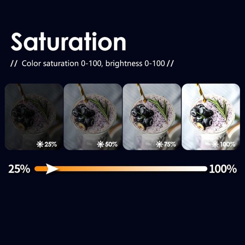 Светодиодная лампа для камеры 1800 мАч Аккумуляторная для фото- и видеоосвещения с холодной и теплой цветовой температурой