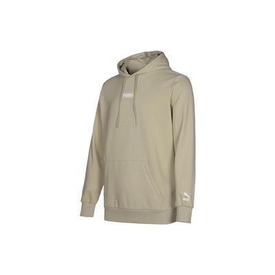 Puma С капюшоном с логотипом и завязками на шнурке, с длинными рукавами, унисекс, цвет зеленый 536770-33
