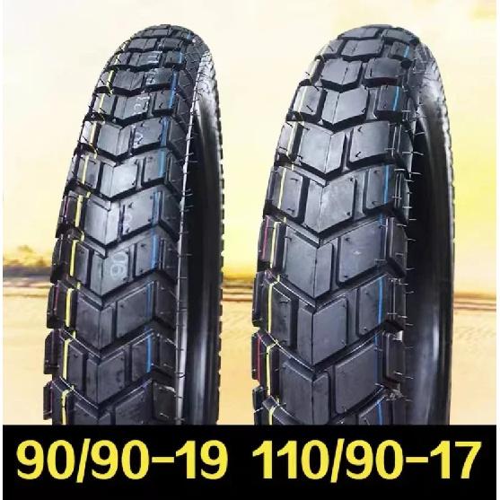 Мотоцикл для кросс-кантри передняя 90/90-19 задняя 110/90-17 задняя пластина противоскользящая шина 250 внутренние и внешние шины