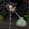 Retro Traditional Flowers  Simulated Pearls Long Tassel Hairpins Hair Sti